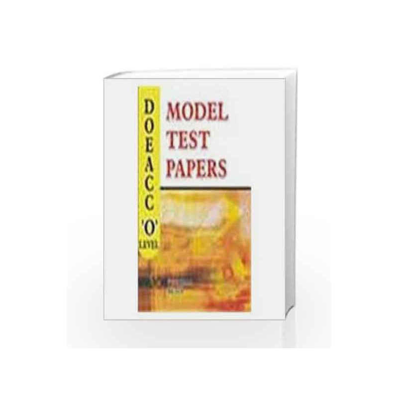 DOEACC "O" Level Model Test Papers by Ramesh Bangia Book-9788170088080