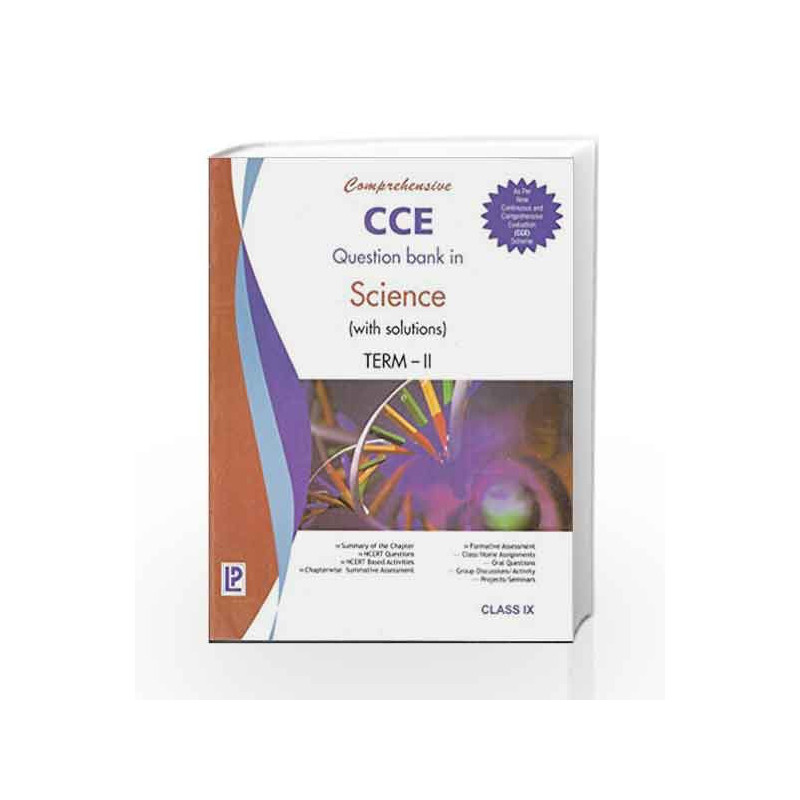 Comprehensive CCE Question Bank in Science (with solutions) Term-II IX by Dr. N. K. Sharma Book-9788131808986