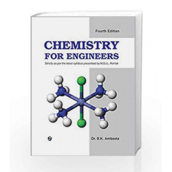 Chemistry for Engineers (M.D.U. Rohtak) by B.K. Ambasta Book-9789380386690