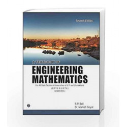 A Textbook Of Engineering Mathematics (U. P. Technical University, Uttarakhand) Sem-I by N.P. Bali Book-9789380386188