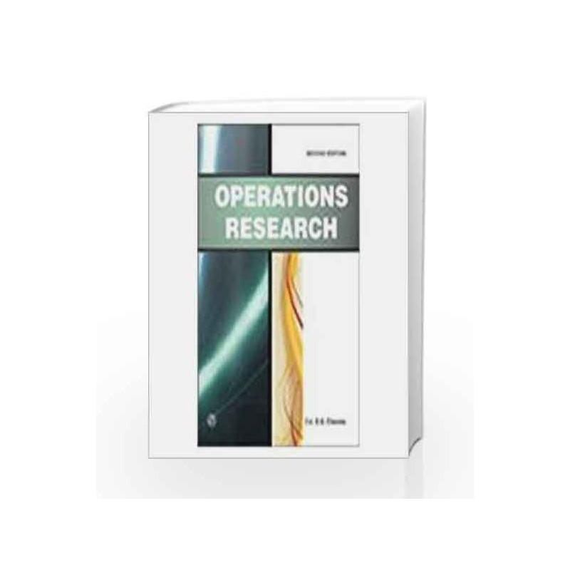 Operations Research by D.S. Cheema Book-9789380856322