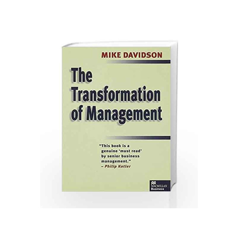 The Transformation of Management: On Grand Strategy (Macmillan Business) by Mike Davidson Book-9780333650837