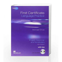 First Certificate Language Practice with Key by Vince Michael Book-9780230727113
