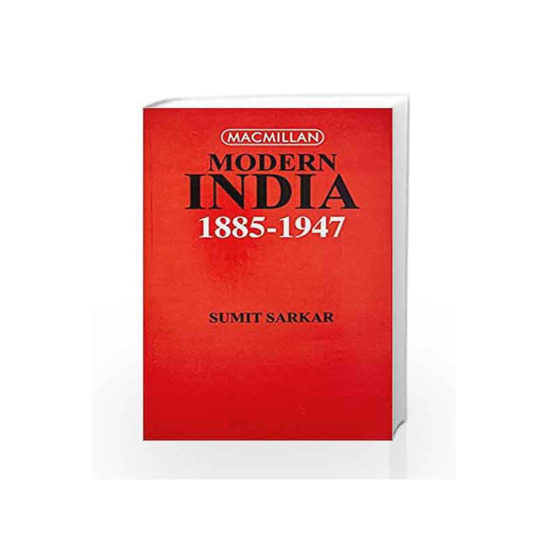 Modern India: 1885-1947 by Sumit Sarkar Book-9780333904251