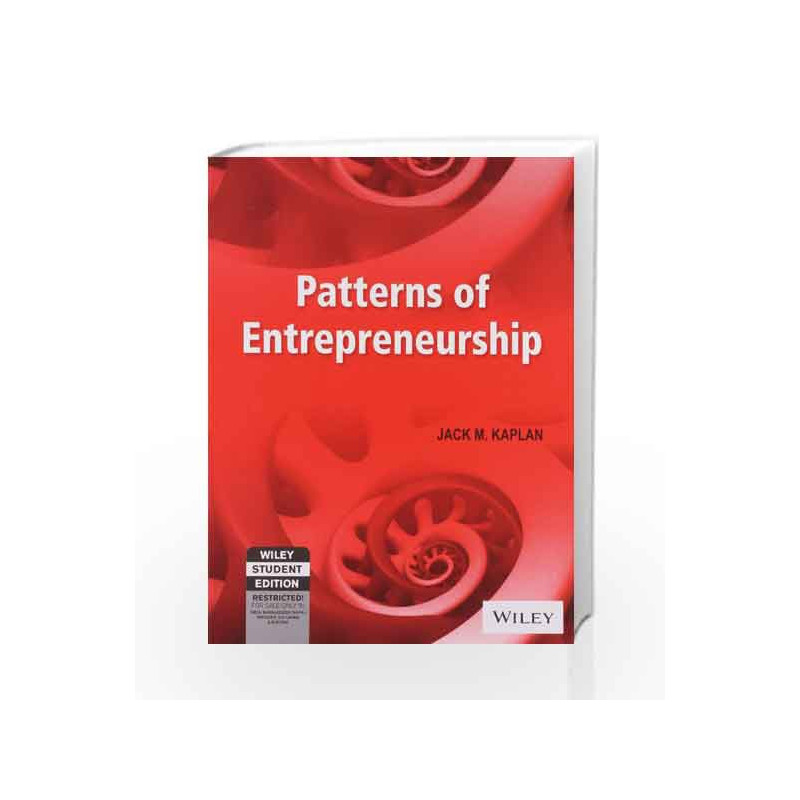 Patterns of Entrepreneurship by Jack M. Kaplan Book-9788126512829