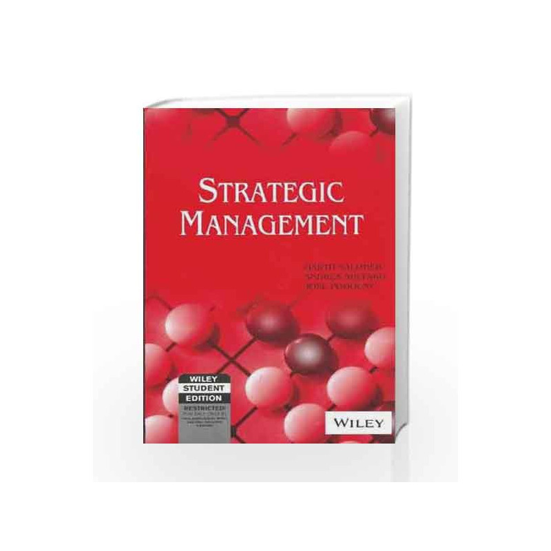 Strategic Management by Andrea Shepard, Joel Podolny Garth Saloner Book-9788126515684