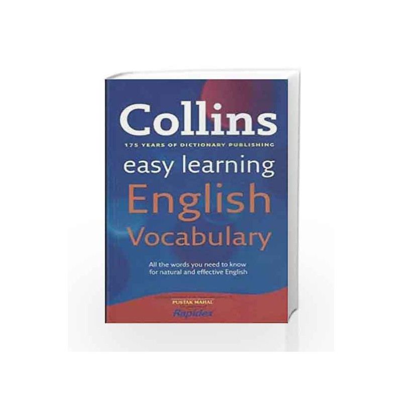 Easy Learning English Vocabulary by Collins Book-9780007452736