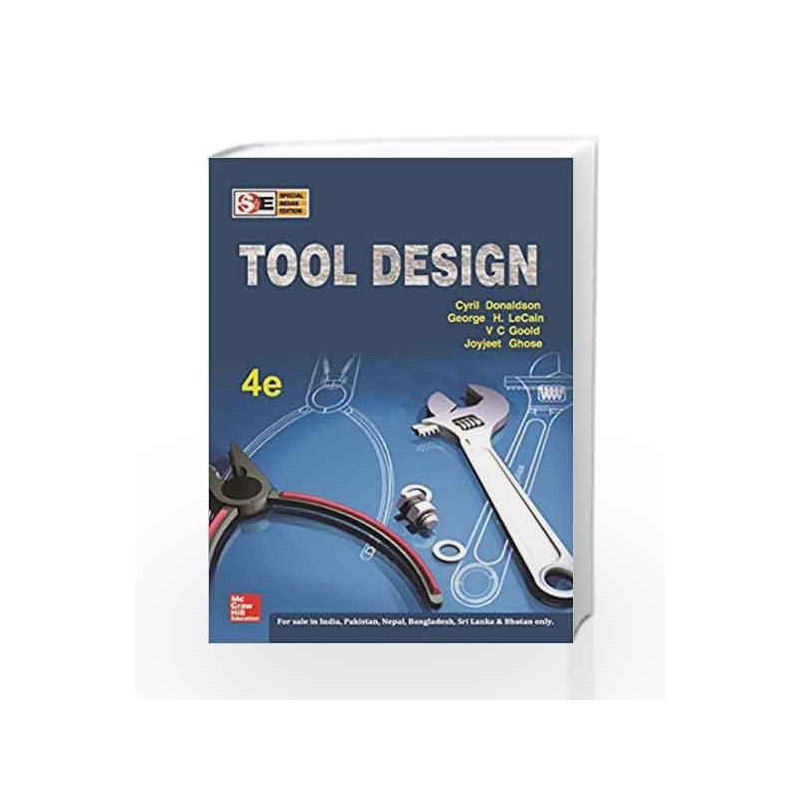 Tool Design (SIE) by Cyril Donaldson Book-9780070153929