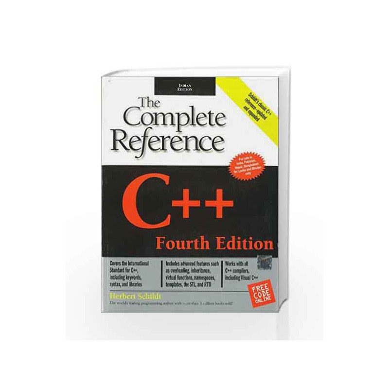 C++: The Complete Reference, 4th Edition by  Book-9780070532465