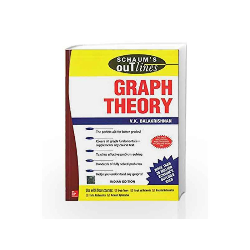 SCHAUM'S OUTLINE OF GRAPH THEORY by V. Balakrishnan Book-9780070587182