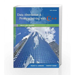 Data Abstraction and Problem Solving with C++: Walls and Mirrors by  Book-9780132923729