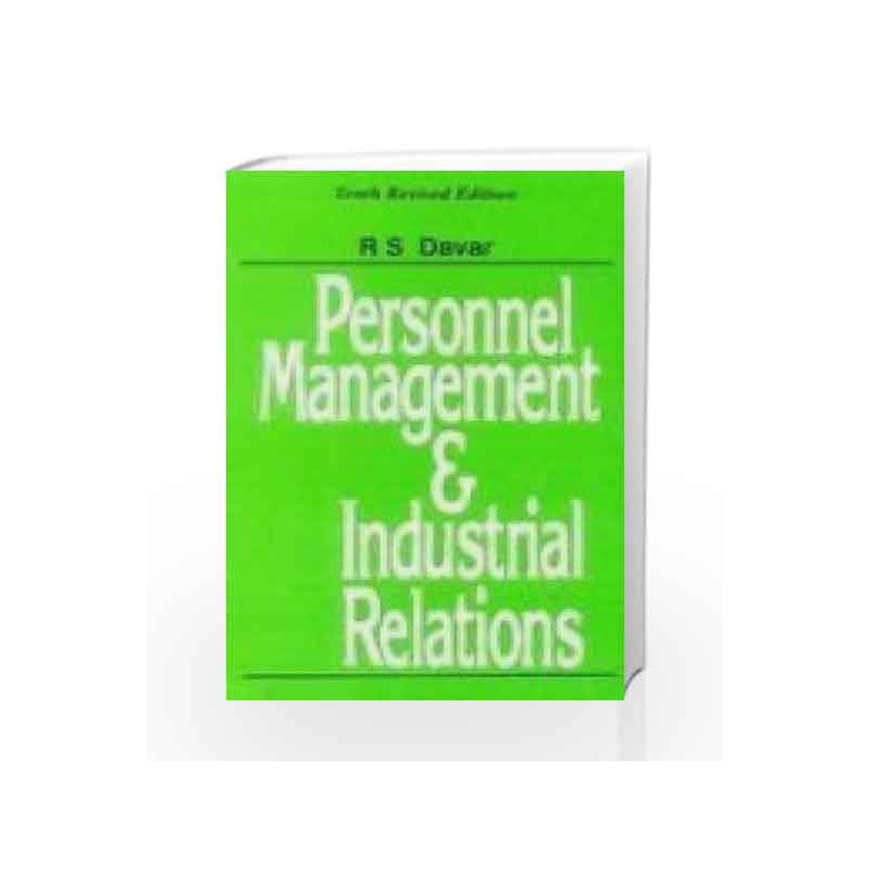 Personnel Management and Industrial Relations by R.S. Davar Book-9780706999051