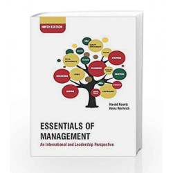 Essentials of Management: An International and Leadership Perspective by Harold Koontz Book-9781259005121