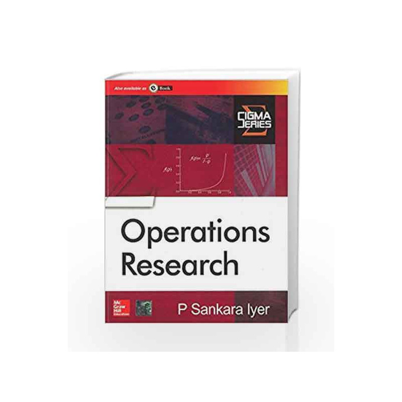 Operations Research by P. Iyer Book-9780070669024