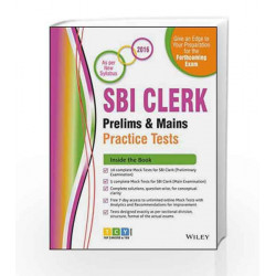 Wiley's State Bank of India (SBI) Clerk Prelims & Mains Practice Tests (WIND)
