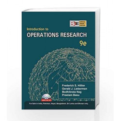 Introduction to Operations Research by Frederick K. Hiller Book-9780071333467