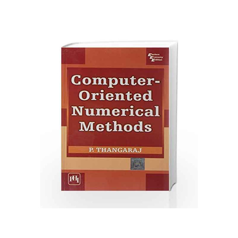 Computer - Oriented Numerical Methods by Thangaraj Book-9788120335394
