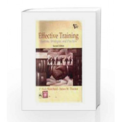 Effective Training: Systems Strategies & Prct. 3/E by Blanchard Book-9788120335448