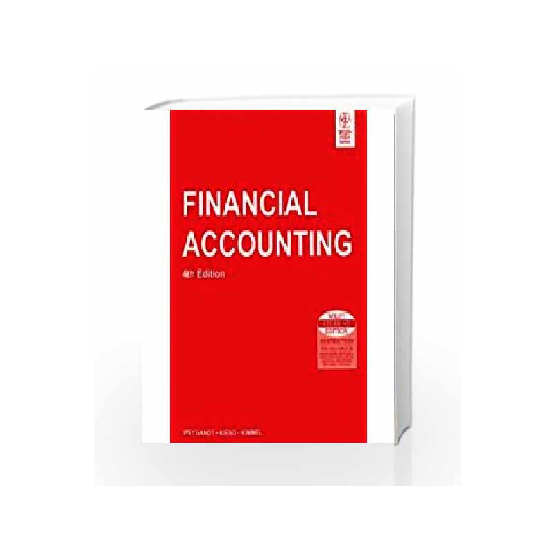 FINANCIAL ACCOUNTING 4/E by Weygandt Book-9788126510511