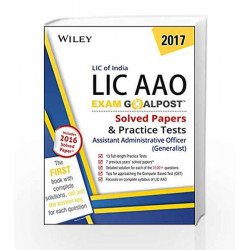 Wiley's LIC of India Assistant Administrative Officer (LIC AAO) (Generalist) Exam Goalpost by DT Editorial Services Book