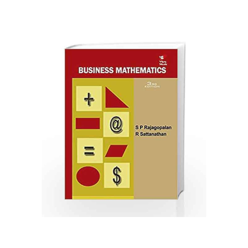 Business Mathematics 3e by Rajagopalan SP Book-9788182092037