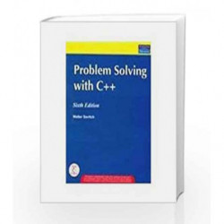 PROBLEM SOLVING WITH C++ w/CD by SAVITCH Book-9788131715857