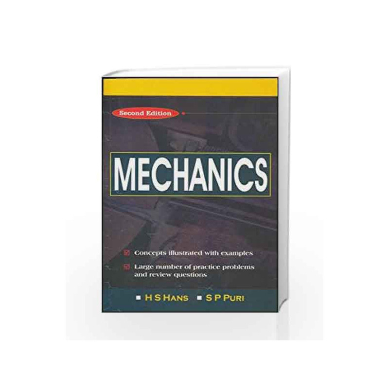 MECHANICS by H Hans Book-9780070473607