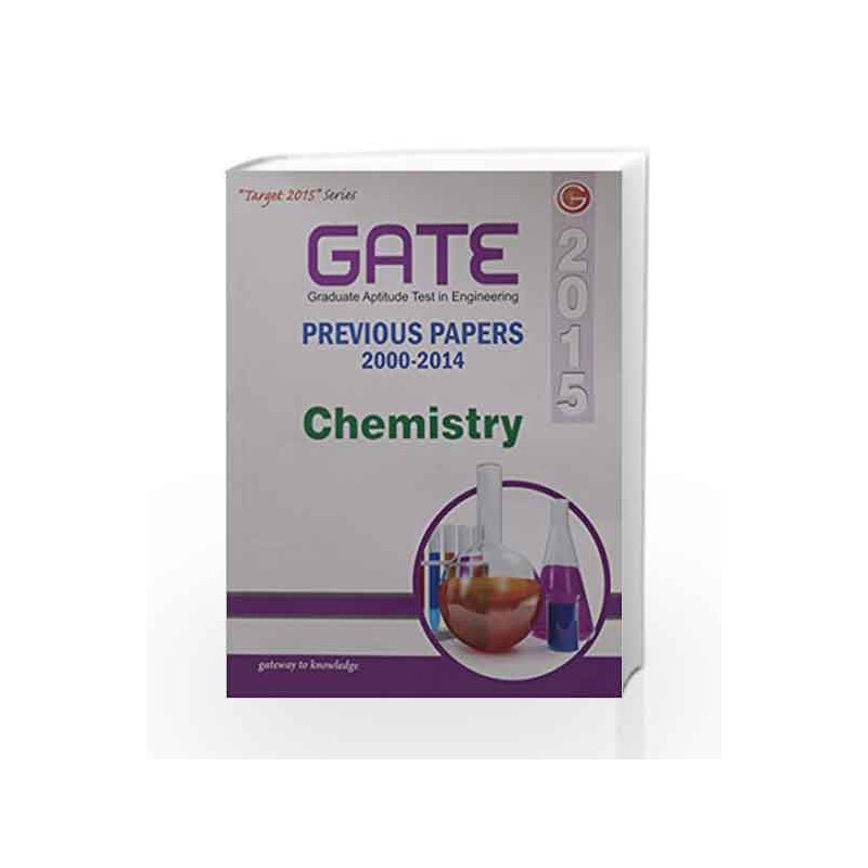 GATE Solved Paper Chemistry 2015 by GKP Book-9789351442325