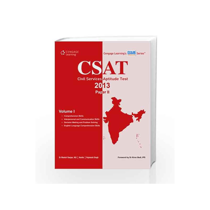 CSAT Paper II - Vol. 1 by Dr. Manish Ranjan Book-9788131518878