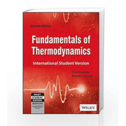 Fundamentals of Thermodynamics 7th Edition by Claus Borgnakke Book-9788126521524