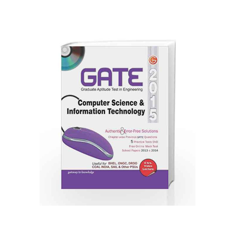 GATE Guide Computer Science & Information Technology Engineering 2015 by GKP Book-9789351441908