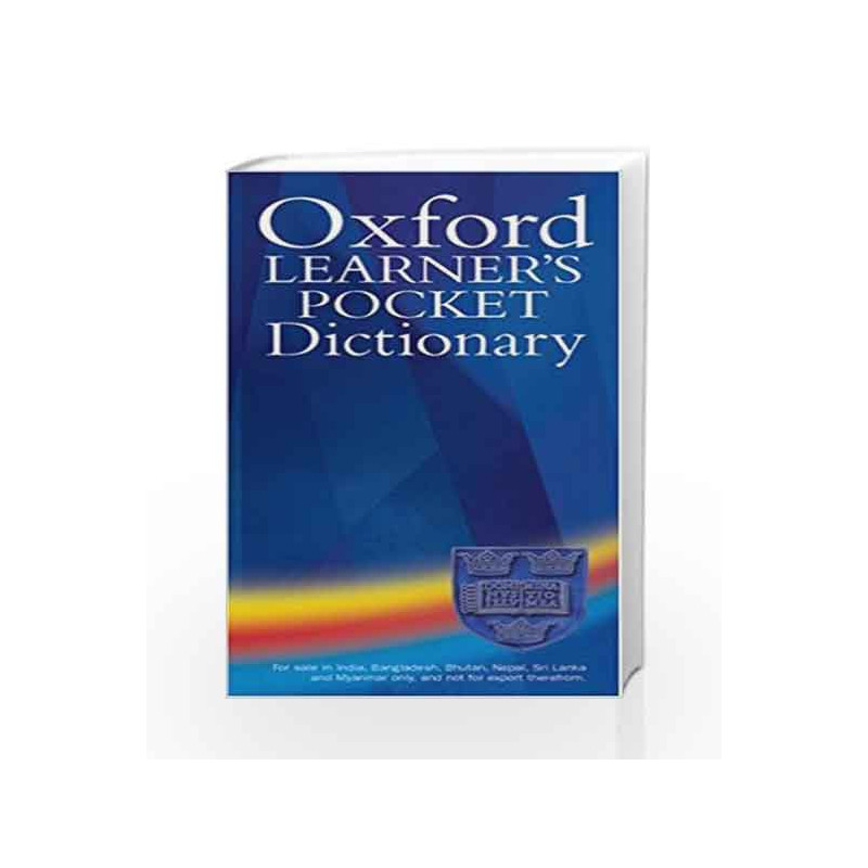 Oxford Learner's Pocket Dictionary by None Book-9780194398503
