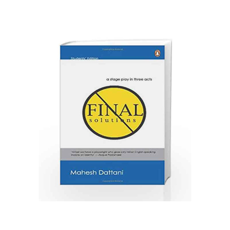 Final Solutions by Dattani Mahesh Book-9780144000661