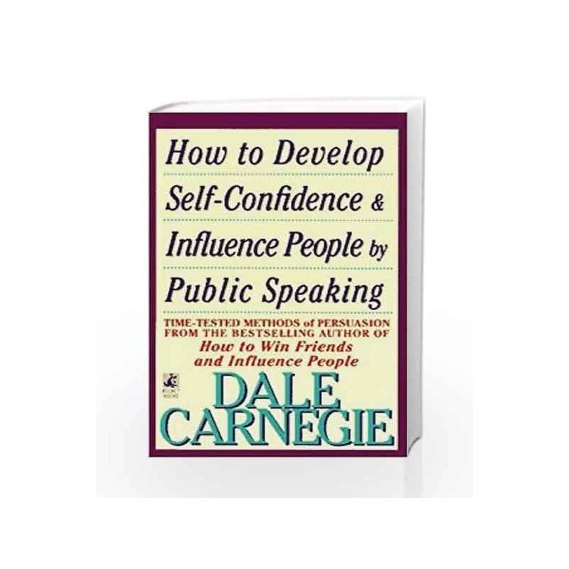 How to Develop Self-Confidence And Influence People by Dale Carnegie Book-9780671746070