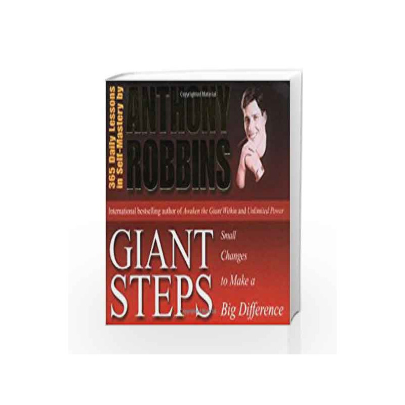 Giant Steps: Small Changes to Make a Big Difference by Anthony Robbins Book-9780743409360