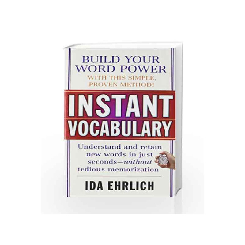 Instant Vocabulary by EHRLICH IDA Book-9780671677275