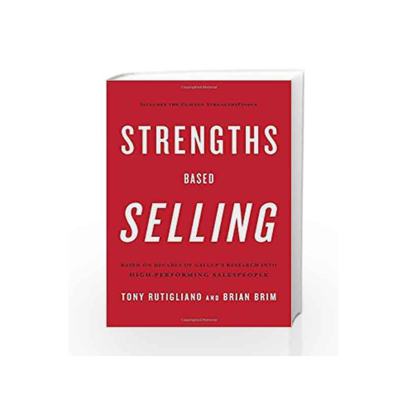 Strengths Based Selling by Tony Rutigliano Book-9781595620484
