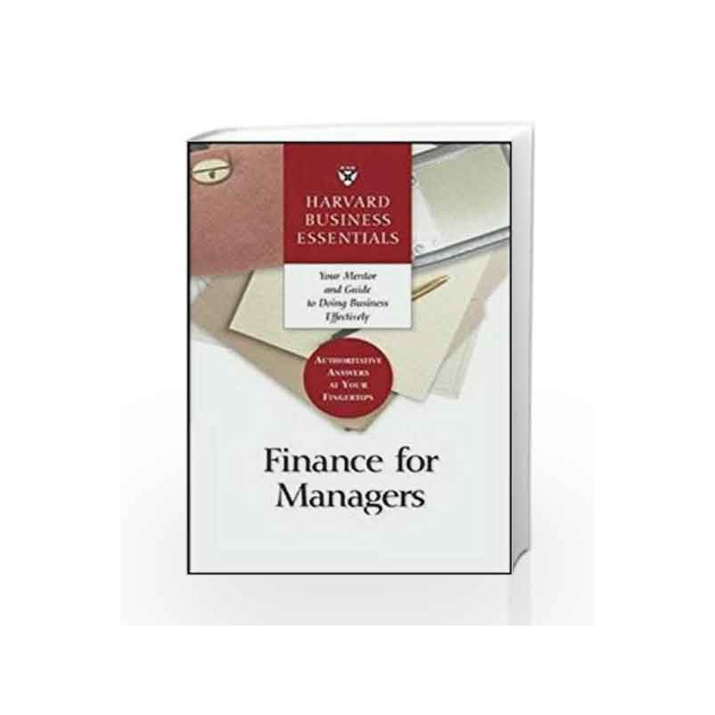 Harvard Business Essentials: Guide to Finance for Managers by NA Book-9781578518760