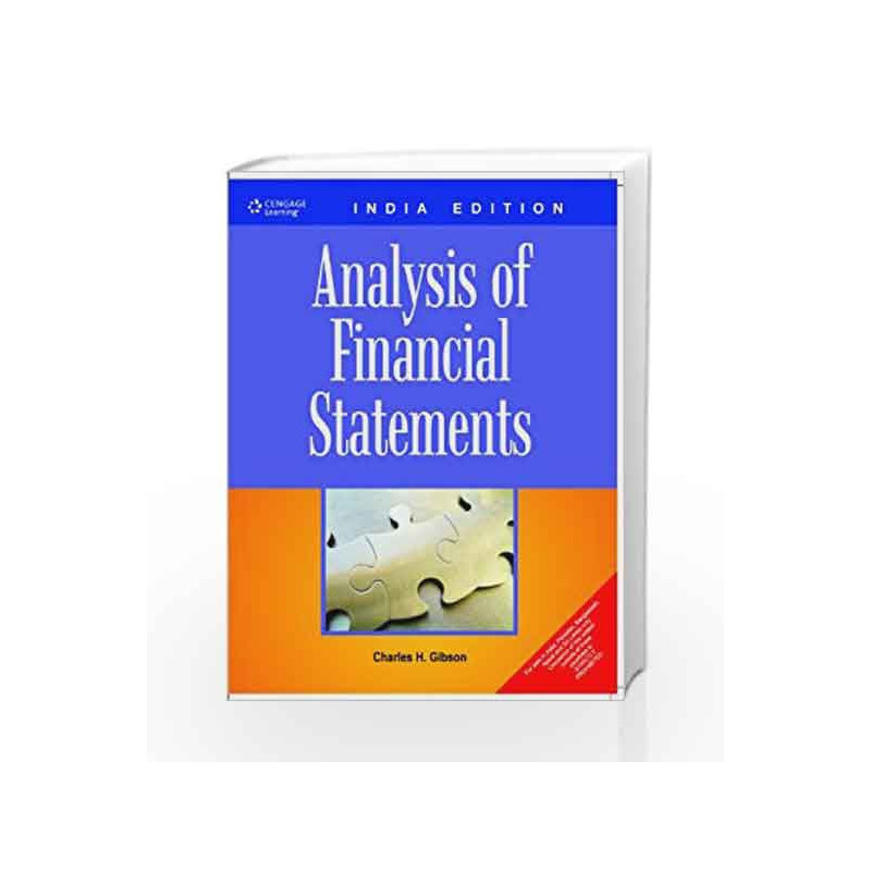 Financial Statement Analysis by Charles H. Gibson Book-9788131516843