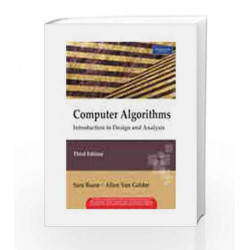Computer Algorithms: Introduction to Design & Analysis, 3e by BAASE Book-9788131702444