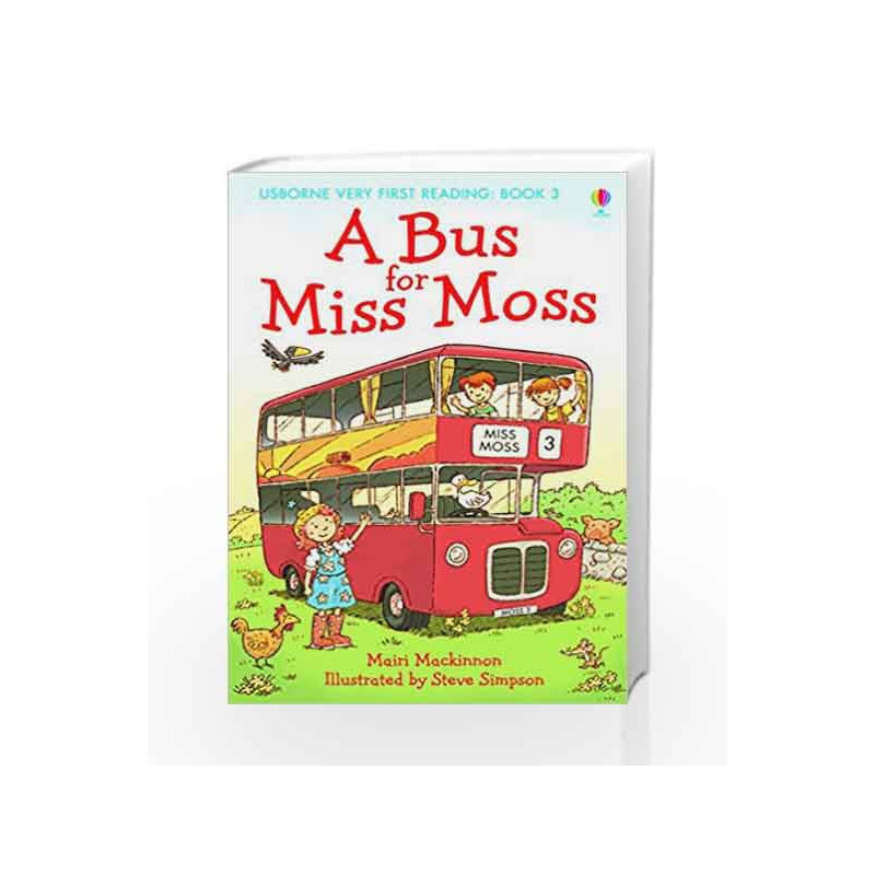 A Bus for Miss Moss (Usborne Very First Reading #03) by Mairi Mackinnon Book-9781409507055