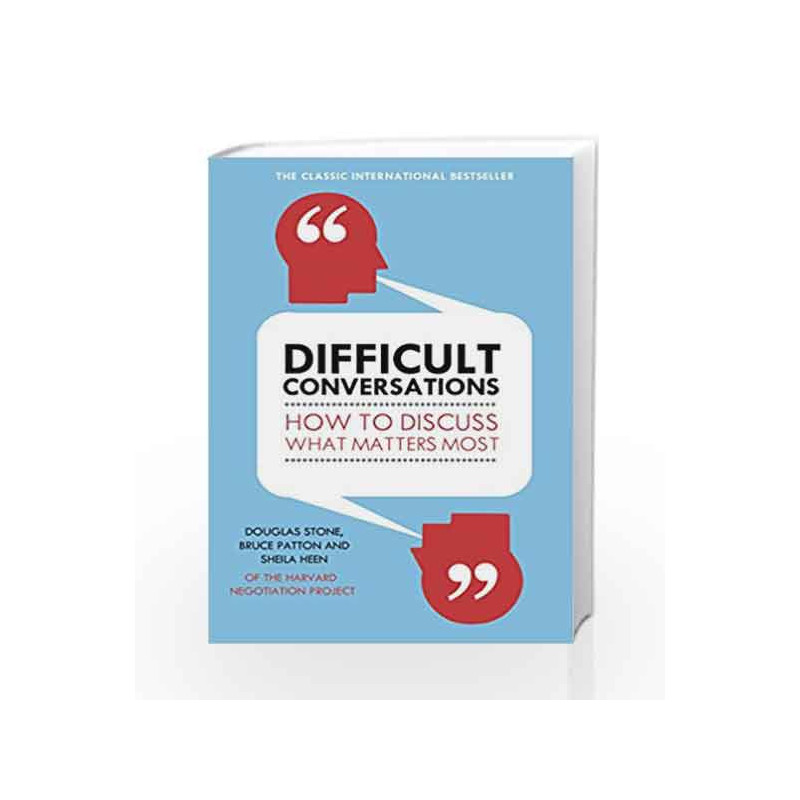 Difficult Conversations by Sheila Heen Book-9780670921348