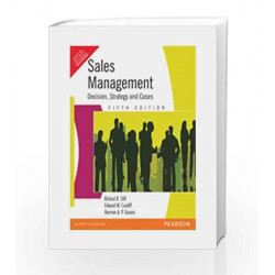 Sales Management: Decision Strategy and Cases, 5e by STILL Book-9788131710890