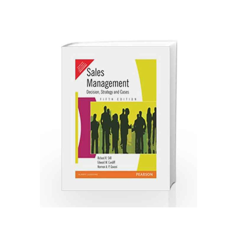 Sales Management: Decision Strategy and Cases, 5e by STILL Book-9788131710890