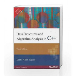 Data structures and Algorithm Analysis in C++ by Weiss Book-9788131714744