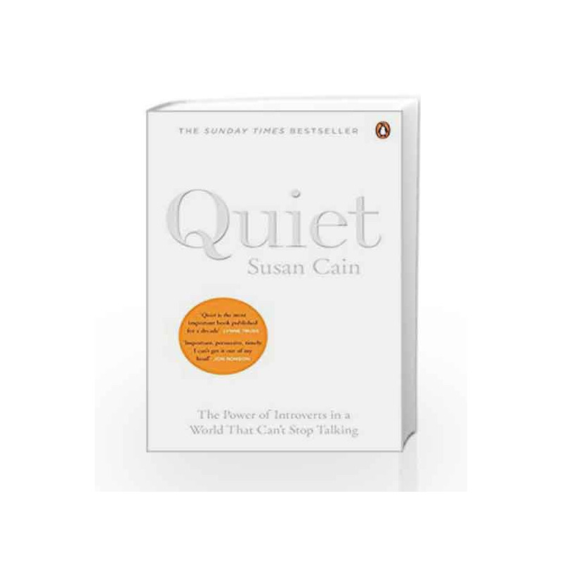 Quiet: The power of introverts in a world that can't stop talking by Susan Cain Book-9780141029191