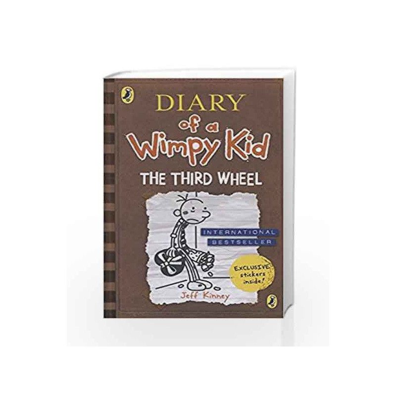 Diary of a Wimpy Kid - 7: The Third Wheel by Jeff Kinney Book-9780141348568
