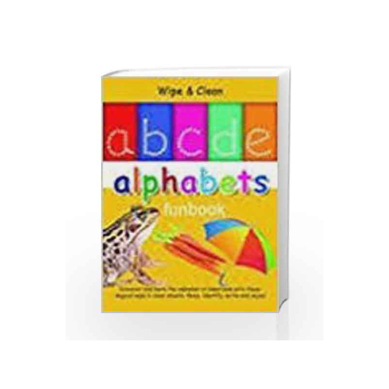 ABCDE Alphabet Funbook Wipe & Clean by Om Books Book-9789382607243