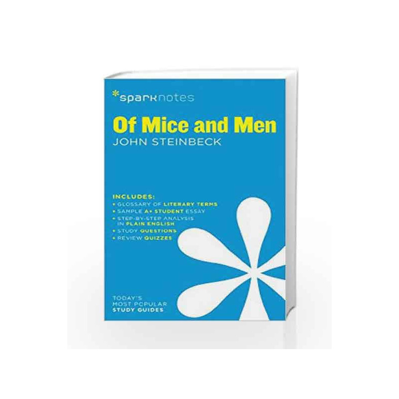 Of Mice and Men SparkNotes Literature Guide by Steinbeck, John Book-9781411469808