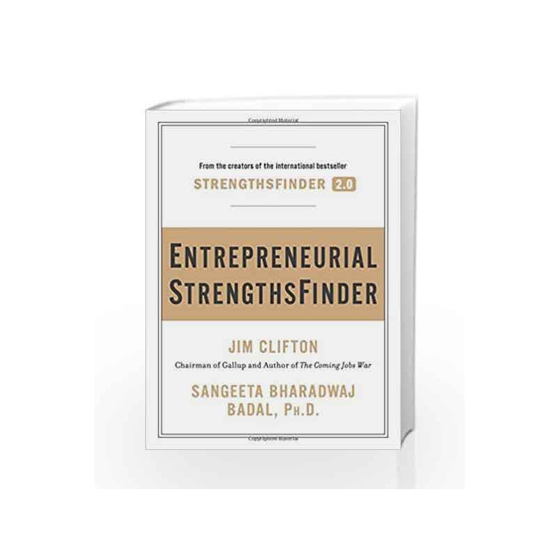 Entrepreneurial StrengthsFinder by CLIFTON JIM Book-9781595620828